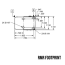 C&H Precision EDC-XL Red Dot Optic