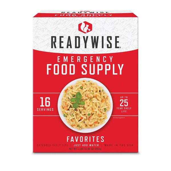 ReadyWise 16 Serving Emergency Food Supply - Favorites Box-Optics Force
