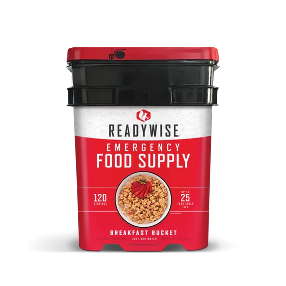 ReadyWise 120 Serving Breakfast Only Grab And Go Bucket-Optics Force