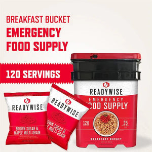 ReadyWise 120 Serving Breakfast Only Grab And Go Bucket-Optics Force