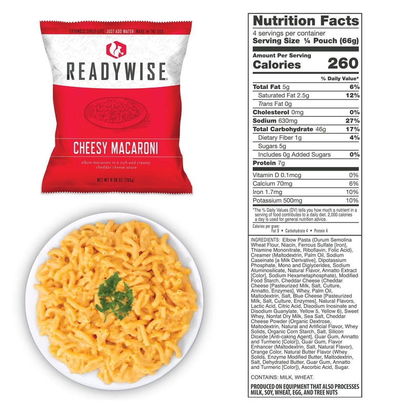 ReadyWise 72 Hour Emergency Food and Drink Supply - 32 Servings-Optics Force