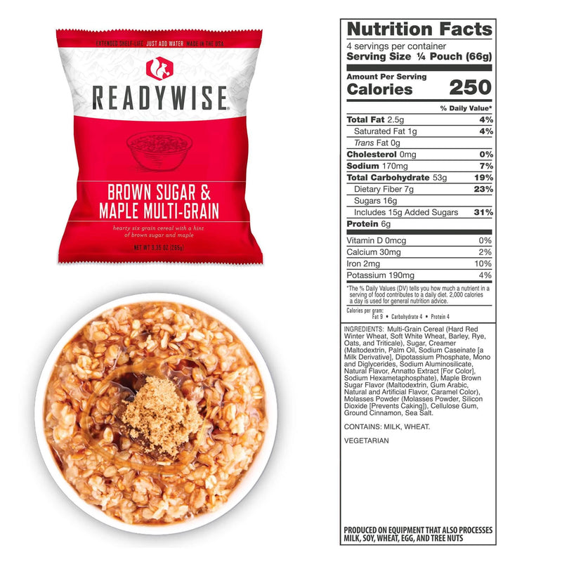 ReadyWise 72 Hour Emergency Food and Drink Supply - 32 Servings-Optics Force