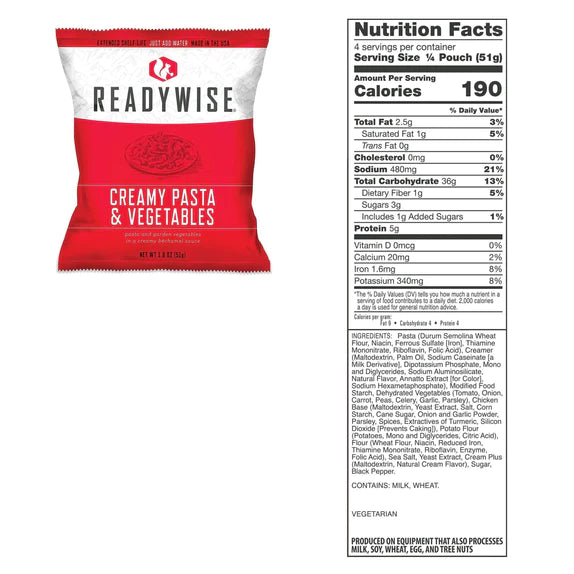 ReadyWise 7 Day Emergency Food Supply Ready Grab Bag-Optics Force