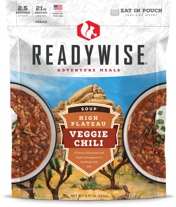 ReadyWise High Plateau Veggie Chili Soup