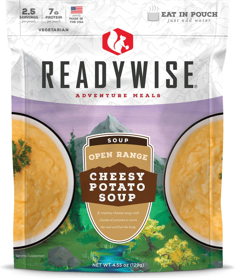 ReadyWise Open Range Cheesy Potato Soup Case of 6-Optics Force