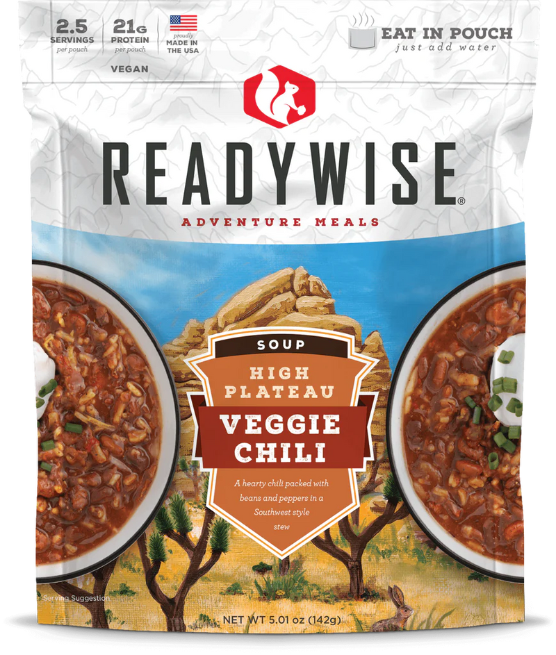 ReadyWise High Plateau Veggie Chili Soup Case of 6-Optics Force