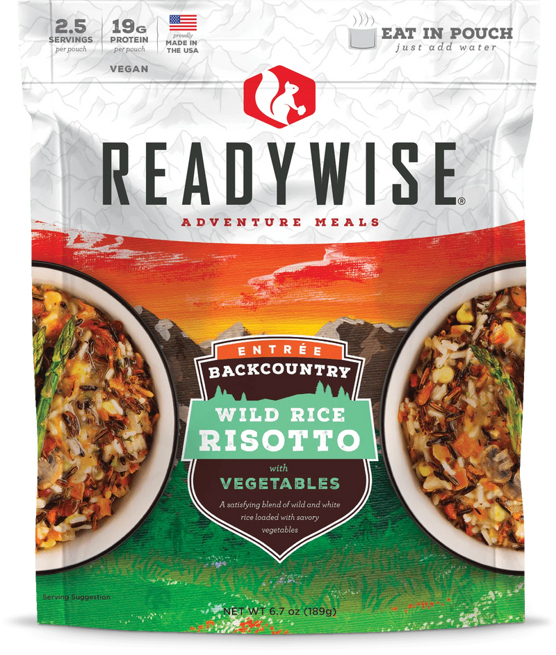 ReadyWise Backcountry Wild Rice Risotto Case of 6-Optics Force