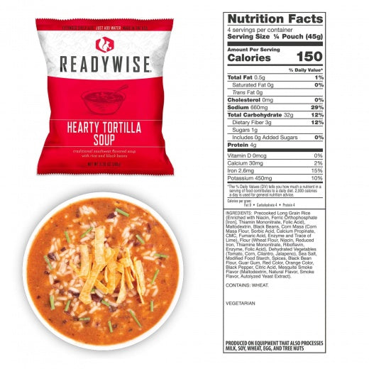 ReadyWise 48 Serving Emergency Soup Grab and Go Bucket-Optics Force