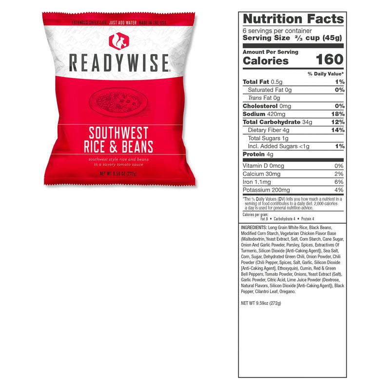 ReadyWise 240 Serving Package of Long Term Emergency Food Supply-Optics Force