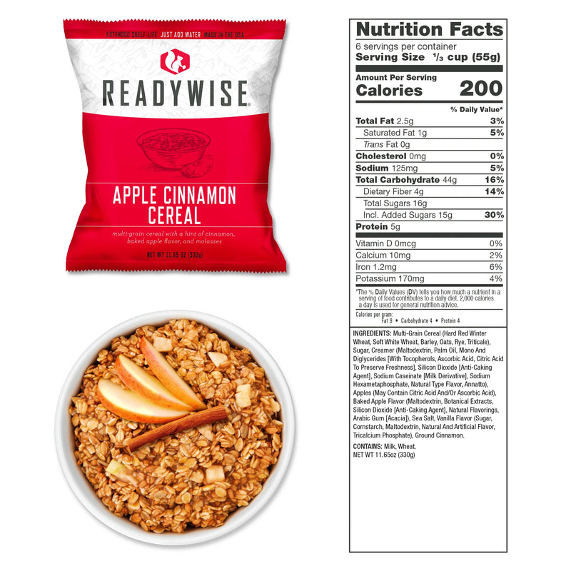 ReadyWise 240 Serving Package of Long Term Emergency Food Supply-Optics Force