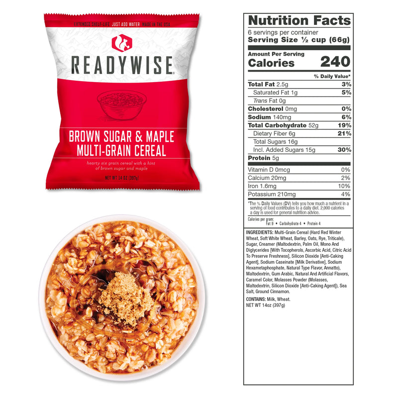 ReadyWise 240 Serving Package of Long Term Emergency Food Supply-Optics Force