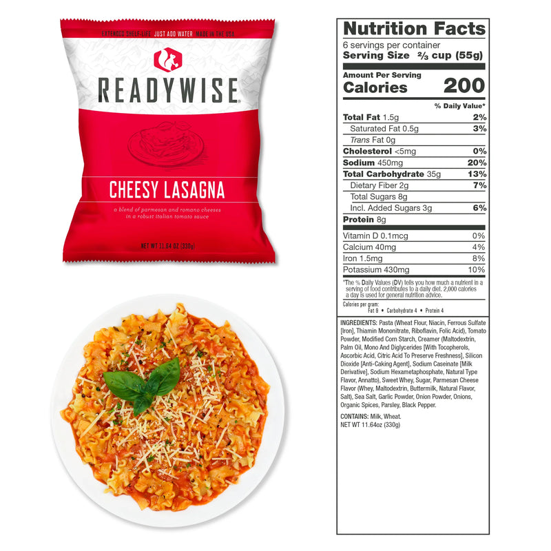 ReadyWise 240 Serving Package of Long Term Emergency Food Supply-Optics Force