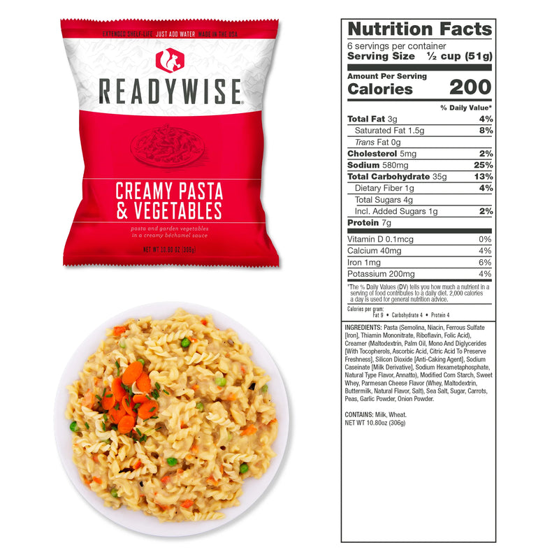 ReadyWise 240 Serving Package of Long Term Emergency Food Supply-Optics Force