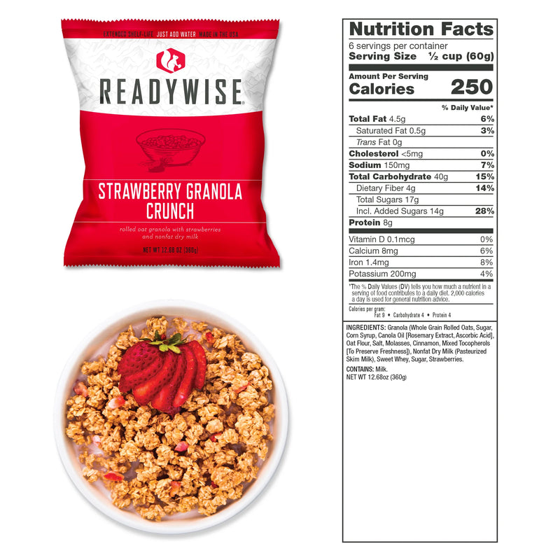 ReadyWise 360 Servings Emergency Survival Food Storage-Optics Force