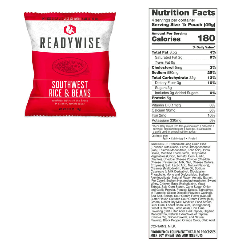 ReadyWise 1080 Serving Package of Long Term Emergency Food Supply-Optics Force