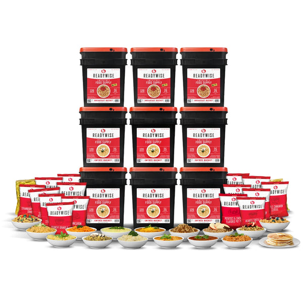 ReadyWise 1080 Serving Package of Long Term Emergency Food Supply