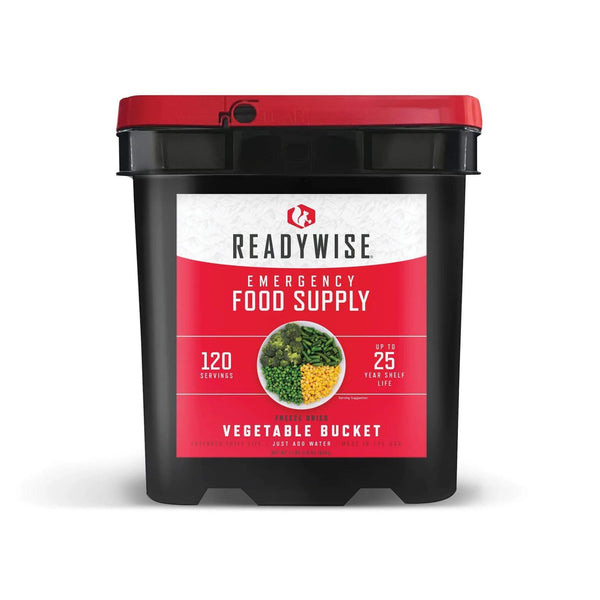 ReadyWise 120 Serving Freeze Dried Vegetable Bucket-Optics Force