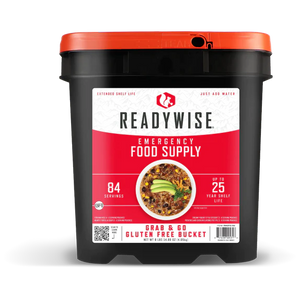 ReadyWise 84 Serving Gluten Free Grab and Go Bucket-Optics Force