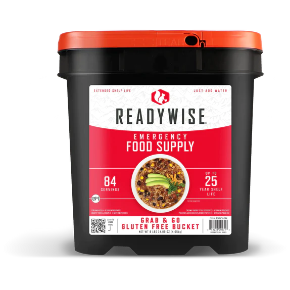 ReadyWise 84 Serving Gluten Free Grab and Go Bucket-Optics Force