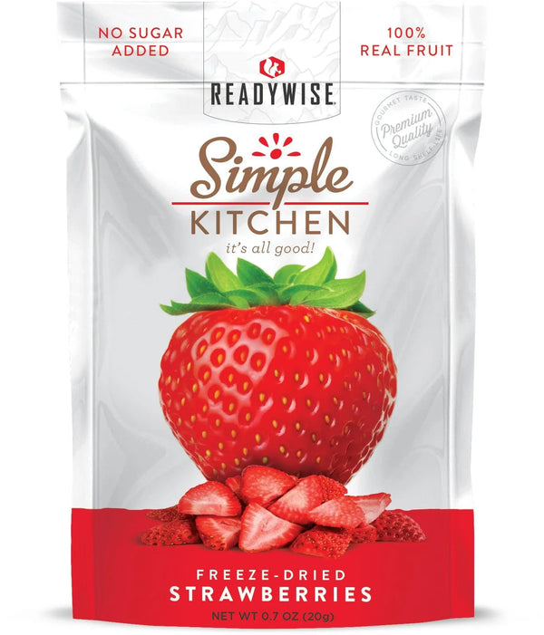 ReadyWise Freeze-Dried Strawberries - 6 Pack-Optics Force