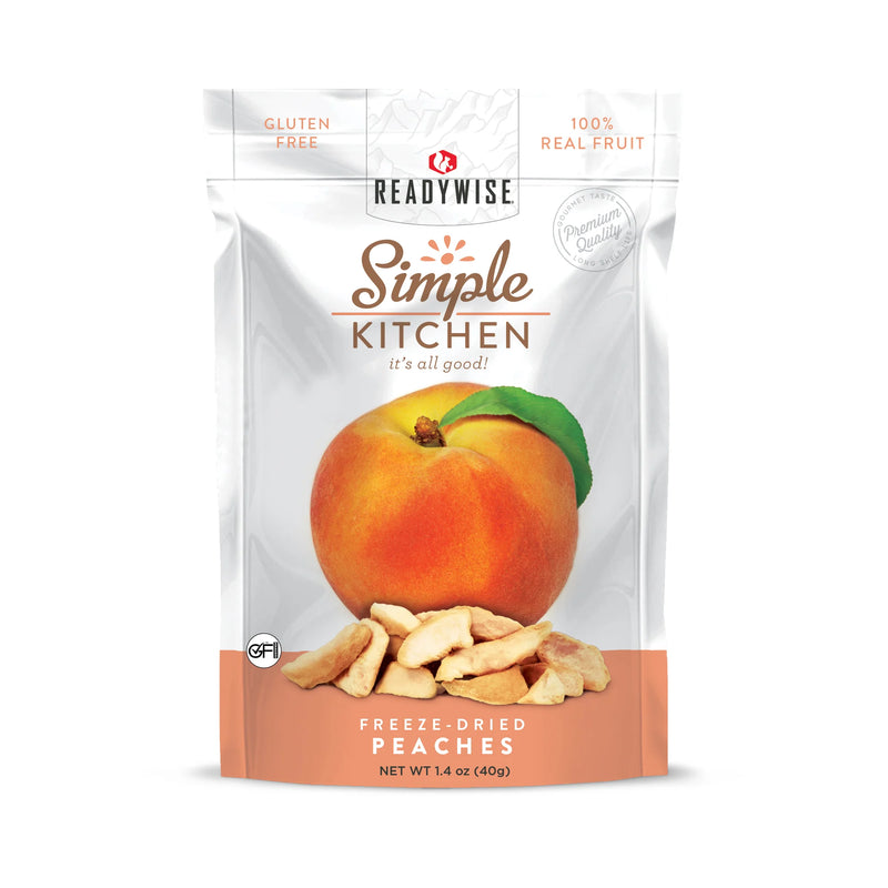 ReadyWise Freeze-Dried Peaches - 6 Pack-Optics Force