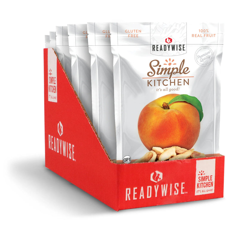 ReadyWise Freeze-Dried Peaches - 6 Pack-Optics Force