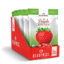ReadyWise Simple Kitchen Organic Freeze-Dried Strawberries - 6 Pack-Optics Force