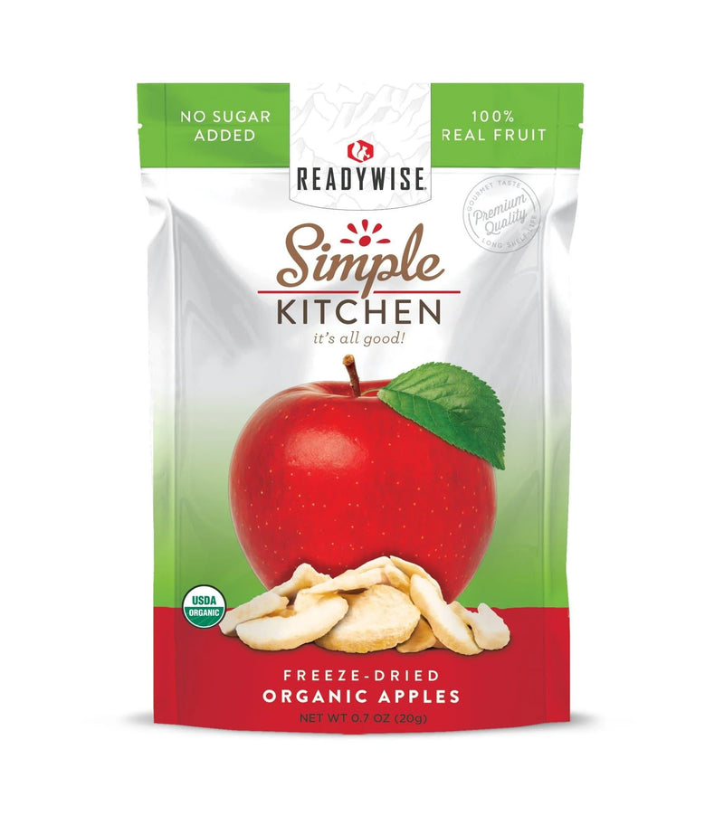 ReadyWise Simple Kitchen Organic Freeze-Dried Apples - 6 Pack-Optics Force