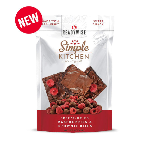 ReadyWise Simple Kitchen Raspberries & Brownie Bites - 6 Pack