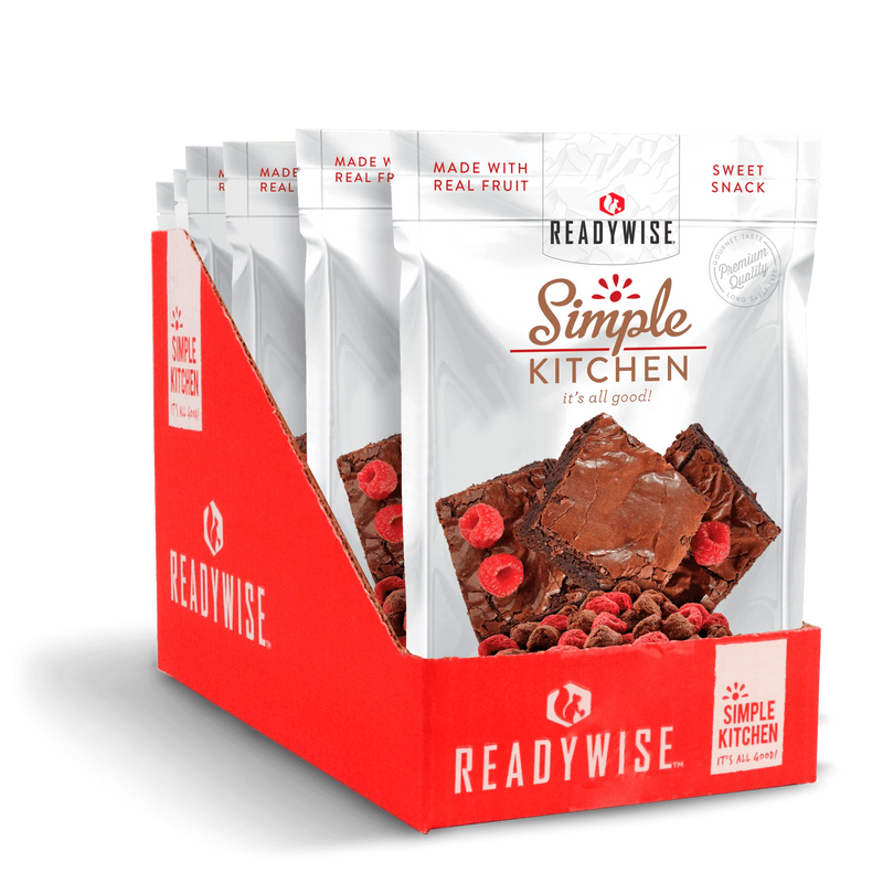 ReadyWise Simple Kitchen Raspberries & Brownie Bites - 6 Pack-Optics Force