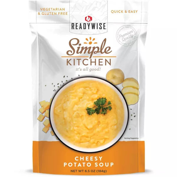 ReadyWise Simple Kitchen Cheesy Potato Soup - 6 Pack-Optics Force