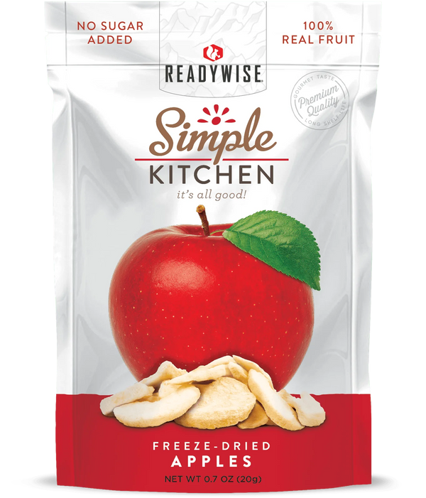 ReadyWise Freeze-Dried Sweet Apples - 6 Pack-Optics Force