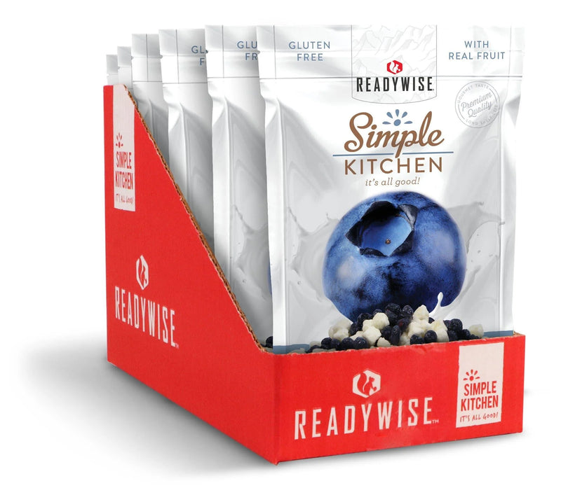 ReadyWise Freeze-Dried Blueberries & Yogurt - 6 Pack-Optics Force