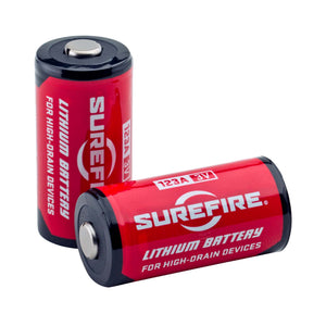 Surefire 123A Batteries Available in packs of 12 & 72