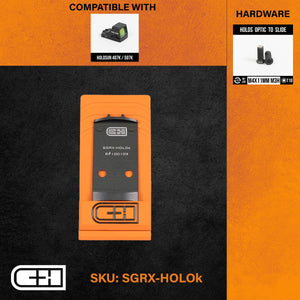 C&H Adapter Plate For Sig P320 RX/Pro/AXG To Holosun 407K/507K-Optics Force