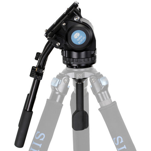 SIRUI SH25T 75mm Aluminum Tripod with BCH20 Video Head-Optics Force