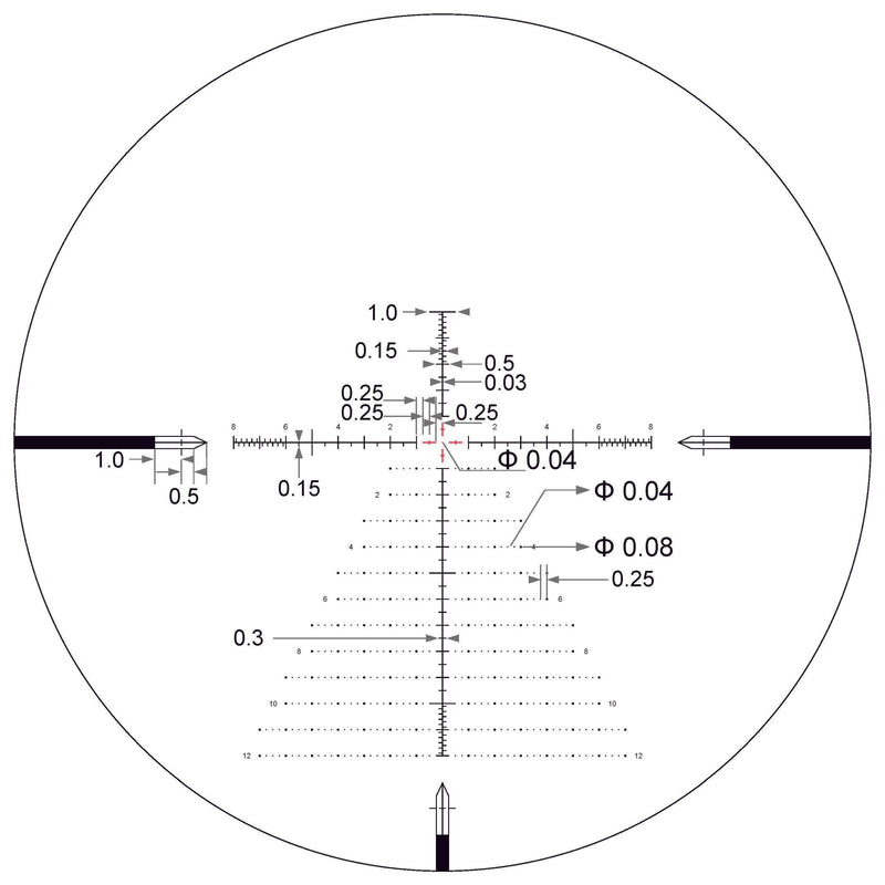 Arken Optics SH-4J 6-24X50 FFP MIL VHR 34mm Tube-Optics Force