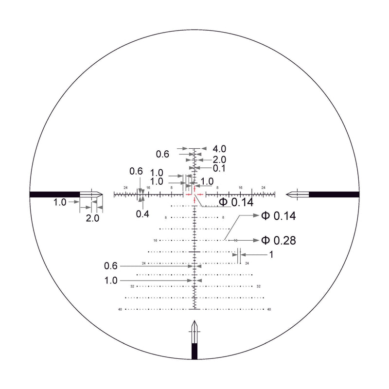 Arken Optics SH-4J 6-24X50 FFP MOA VPR 34mm Tube-Optics Force