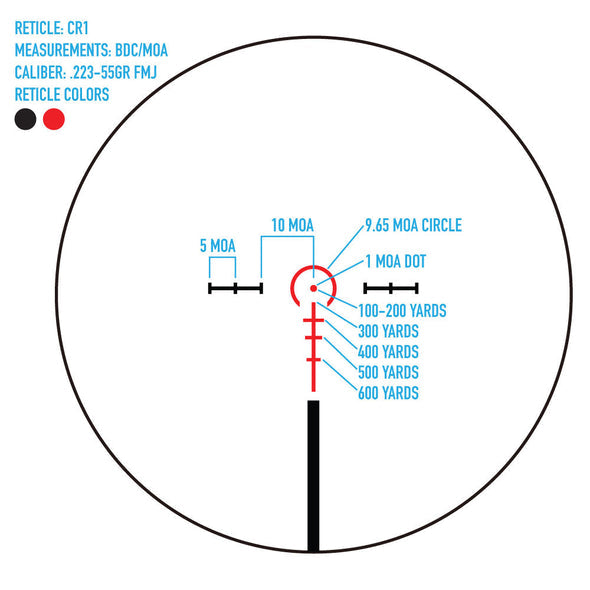 Sightmark Citadel 1-6x24 CR1 Riflescope-Optics Force