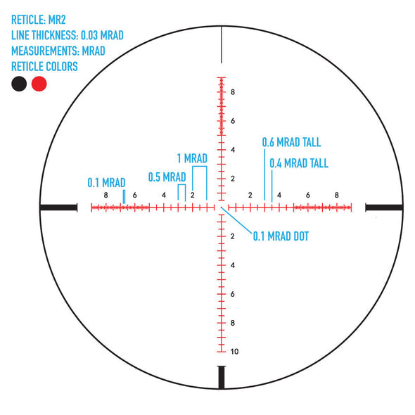 Sightmark Presidio 3-18x50 MR2 FFP-Optics Force