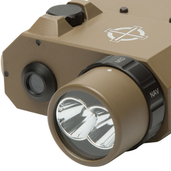Sightmark LoPro Combo Flashlight (Visible and IR) and Green Laser Sight-Optics Force