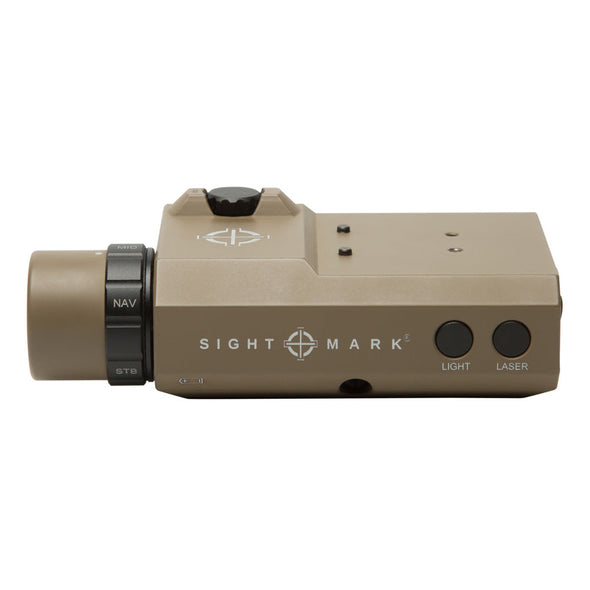 Sightmark LoPro Combo Flashlight (Visible and IR) and Green Laser Sight-Optics Force