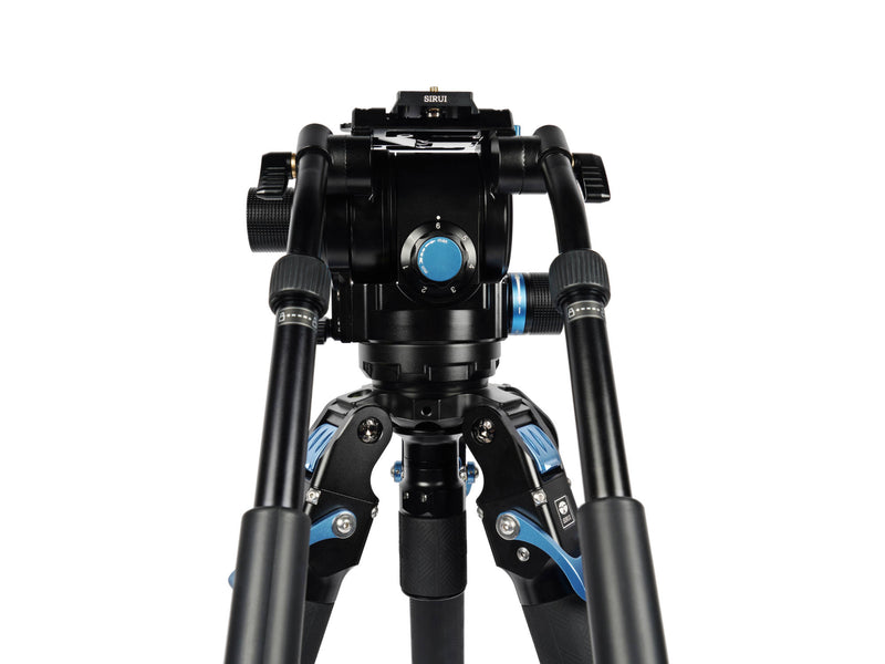 SIRUI SVT75Lite + SVH15 Rapid Professional Video Carbon Fibre Tripod Kit-Optics Force