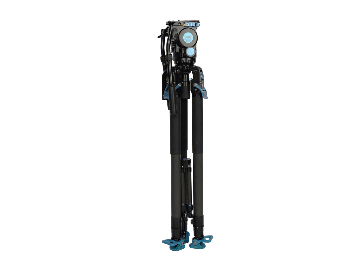 SIRUI SVT75 Pro + SVH15 Rapid Professional Video Carbon Fiber Tripod K