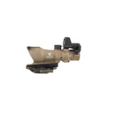 Trijicon 100555 ACOG ECOS Combo Flat Dark Earth 4x32mm Illuminated Amber Crosshair .223 BDC Reticle