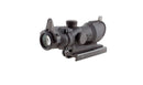 Trijicon 100092 ACOG Black Hardcoat Anodized 4x32mm Illuminated Amber Crosshair .308/7.62 BDC Reticle