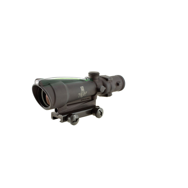 Trijicon 100155 ACOG Black Hardcoat Anodized 3.5x 35mm Illuminated Green Horseshoe 308 Ballistic Reticle