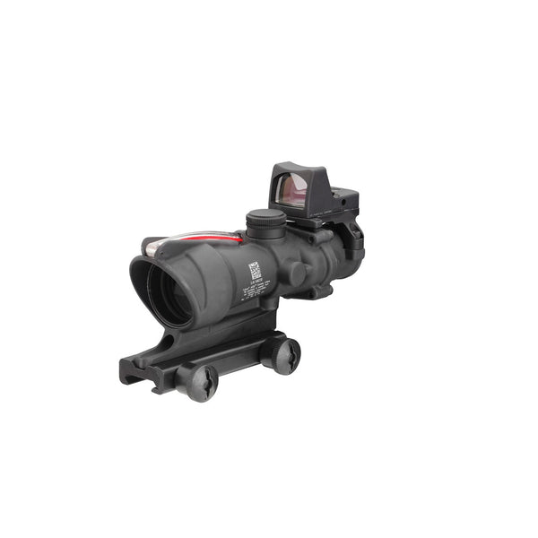 Trijicon 100550 ACOG Combo Matte Black 4x32mm Illuminated Red Crosshair .223 BDC Reticle