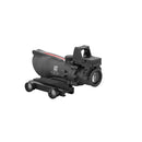Trijicon 100550 ACOG Combo Matte Black 4x32mm Illuminated Red Crosshair .223 BDC Reticle