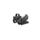 Trijicon 100552 ACOG Combo 4x 32mm Obj 36.80 ft @ 100 yds FOV Matte Black Finish Dual Illuminated Green Crosshair 223 Ballistic, RMR Type 2 3.25 MOA
